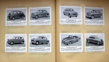 Paicos Cigarettes "Automobile aus aller Welt" Automobile-Scrapbook 1953 (9682)